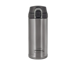 Термос из нерж. стали тм ThermoCafe TC-350T (Dark Grey), 0.35L, серый