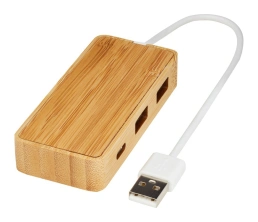 USB-концентратор Tapas из бамбука, натуральный