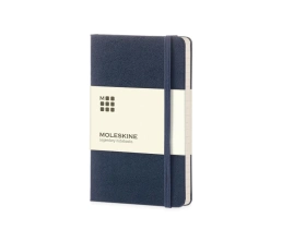 Записная книжка Moleskine Classic (в линейку) в твердой обложке, Large (13х21см), синий, A5