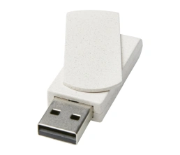 Rotate, USB-накопитель объемом 16 ГБ из пшеничной соломы, бежевый, 16Gb