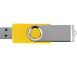 Флеш-карта USB 2.0 16 Gb «Квебек», желтый, 16Gb