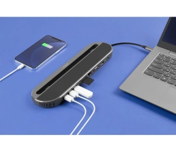 Хаб USB Type-C 3.0 для ноутбуков «Falcon», черный