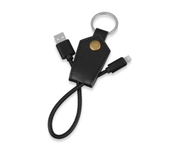 Кабель-брелок USB-Lightning «Pelle», черный