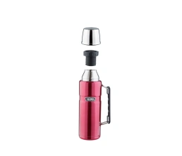 Термос со стальной колбой тм THERMOS SK 2010 Raspberry 1.2L, красный