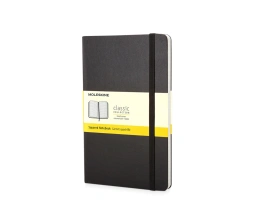 Записная книжка Moleskine Classic (в клетку), Pocket (9х14 см), черный, A6