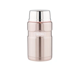 Термос из нерж. стали с ложкой тм THERMOS SK3021Р 0,7L, розовый