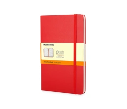 Записная книжка Moleskine Classic (в линейку) в твердой обложке, Pocket (9x14см), красный, A6