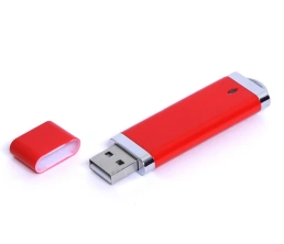 USB-флешка промо на 32 Гб прямоугольной классической формы, красный, 32Gb