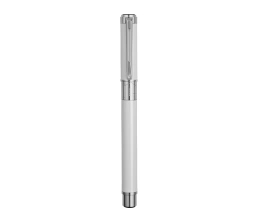 Ручка роллер Waterman «Perspective Pure White CT F», белый/серебристый