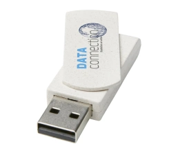 Rotate, USB-накопитель объемом 4ГБ из пшеничной соломы, бежевый, 4Gb