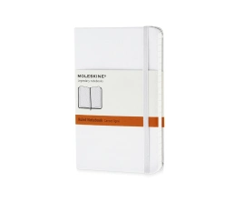 Записная книжка Moleskine Classic (в линейку) в твердой обложке, Pocket (9x14см), белый, A6