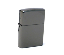 Зажигалка ZIPPO Classic с покрытием Ebony™, латунь/сталь, чёрная, глянцевая, 38x13x57 мм