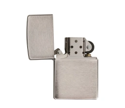 Зажигалка ZIPPO Armor™ c покрытием Brushed Chrome, латунь/сталь, серебристая, матовая, 38x13x57 мм