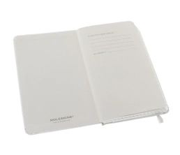 Записная книжка Moleskine Classic (в клетку), Pocket (9х14 см), белый, A6