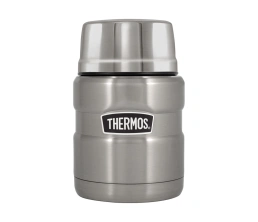 Термос из нерж. стали с ложкой тм THERMOS SK3000-SBK 0,47L, стальной