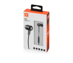 Пользовательские наушники JBL, JBLE15BLK, черный