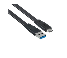 Кабель USB Type C 3.0 – Type A 1.2м BK12, черный