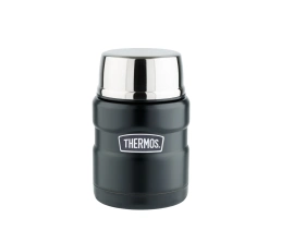 Термос из нерж. стали с ложкой тм THERMOS SK3000-BK(Matte Black) Food Jar 0.470L, черный