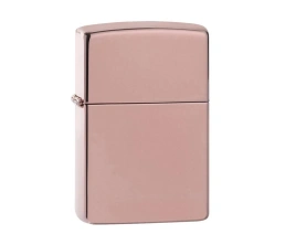 Зажигалка ZIPPO Classic с покрытием High Polish Rose Gold, латунь/сталь, розовое золото, 38x13x57 мм