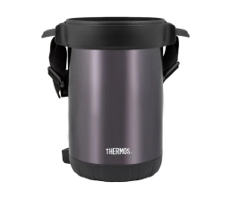 Термос из нерж.стали с пластиковыми контейнерами и ложкой тм THERMOS JBG-1800 Food Jar 1.8L, серый