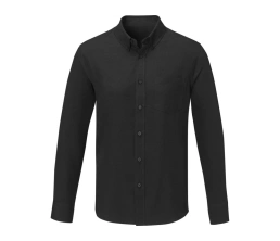 Pollux Мужская рубашка с длинными рукавами, черный, XL