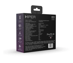 Беспроводные наушники HIPER TWS Mercury X10 (HTW-MX10) Bluetooth 5.0 гарнитура, Черный