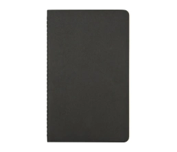 Записная книжка Moleskine Cahier (нелинованный, 1 шт.), Large (13х21см), черный, A5