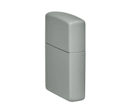 Зажигалка ZIPPO Classic с покрытием Flat Grey, латунь/сталь, серая, глянцевая, 38x13x57 мм