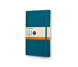 Записная книжка Moleskine Classic Soft (в линейку), Large (13х21см), бирюзовый, A5