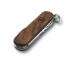 Нож-брелок VICTORINOX Classic SD, 58 мм, 5 функций, деревянная рукоять