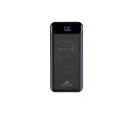 RIVACASE VA2582 (20 000mAh), QC/PD 22.5W внешний аккумулятор с дисплеем, черный /24