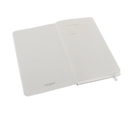 Записная книжка Moleskine Classic (нелинованный) в твердой обложке, Large (13х21см), белый, A5