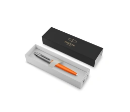 Шариковая ручка Parker Jotter Originals Orange Chrome CT, стержень: M blue в подарочной упаковке