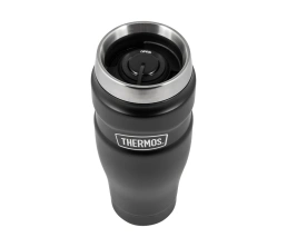 Кружка-термос из нерж. стали тм THERMOS SK1005BK (Matte Black) 0.47L, черный