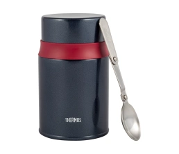 Термос из нерж.стали в комплекте с ложкой тм THERMOS TCLD-520S, синий