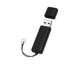 Флеш-карта USB 2.0 16 Gb металлическая с колпачком 