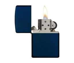 Зажигалка ZIPPO Classic с покрытием Navy Matte, латунь/сталь, синяя, матовая, 38x13x57 мм