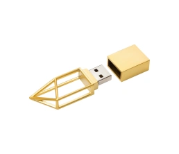 USB-флешка на 16 ГБ,micro USB  золото, 16Gb