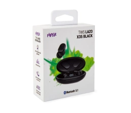 Наушники HIPER TWS Lazo X35 Black (HTW-LX35) Bluetooth 5.0 гарнитура, Черный