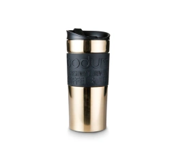 TRAVEL MUG STEEL. Travel mug 350ml, золотой