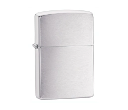 Зажигалка ZIPPO Classic с покрытием Brushed Chrome, латунь/сталь, серебристая, матовая, 38x13x57 мм