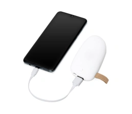 Универсальное зарядное устройство power bank в форме камня. 5200MAH. white, 5200 mAh