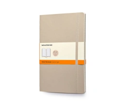 Записная книжка Moleskine Classic Soft (в линейку), Large (13х21см), бежевый, A5