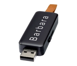 USB-флеш-накопитель Gleam объемом 8 ГБ с подсветкой, черный, 8Gb