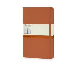 Записная книжка Moleskine Classic (в линейку) в твердой обложке, Large (13х21см), оранжевый коралл, A5