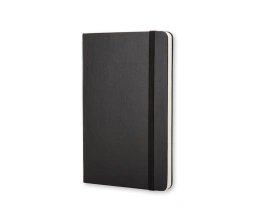 Записная книжка Moleskine Classic (нелинованный) в твердой обложке, Large (13х21см), черный, A5