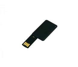 USB-флешка на 8 Гб в виде пластиковой карточки, черный, 8Gb