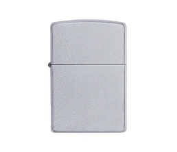 Зажигалка ZIPPO Classic с покрытием Satin Chrome™, латунь/сталь, серебристая, матовая, 38x13x57 мм