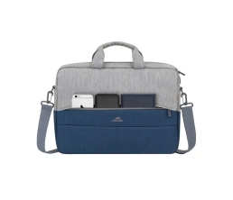 RIVACASE 7532 grey/dark blue сумка для ноутбука 15.6''