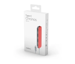 Хаб USB Rombica Type-C Chronos Red